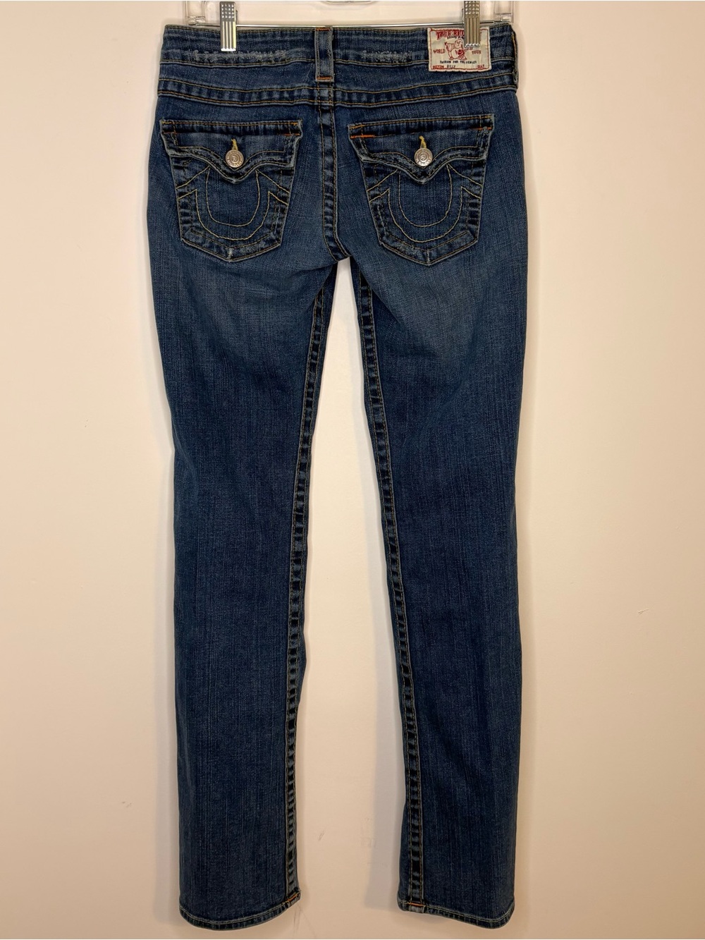 True Religion Billy Low Rise Y2K Straight Leg Jeans Size 29